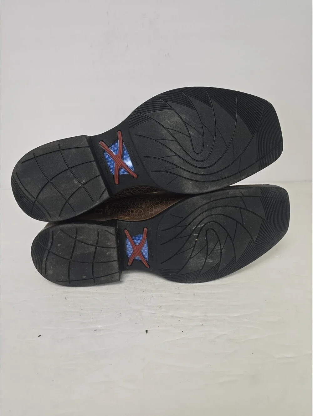 Twisted X Men's MXW003 WS Caiman Print Soft Toe Tech X Boot Brown Gray Size 11D